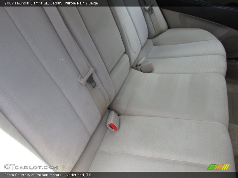 Purple Rain / Beige 2007 Hyundai Elantra GLS Sedan
