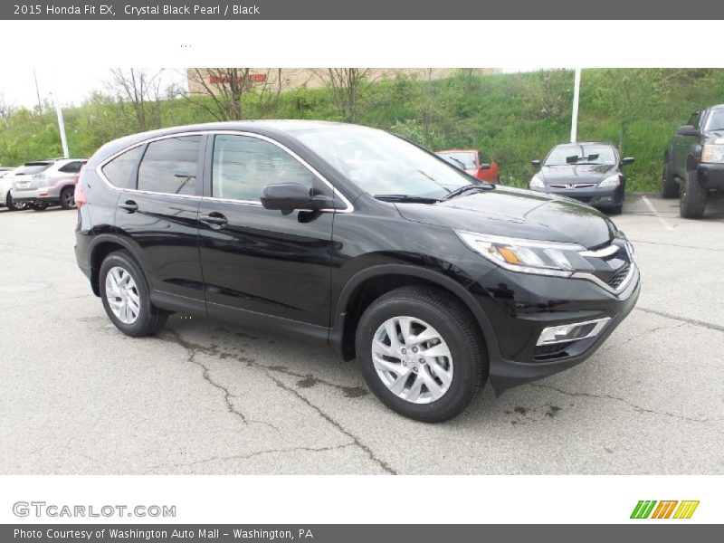 Crystal Black Pearl / Black 2015 Honda Fit EX