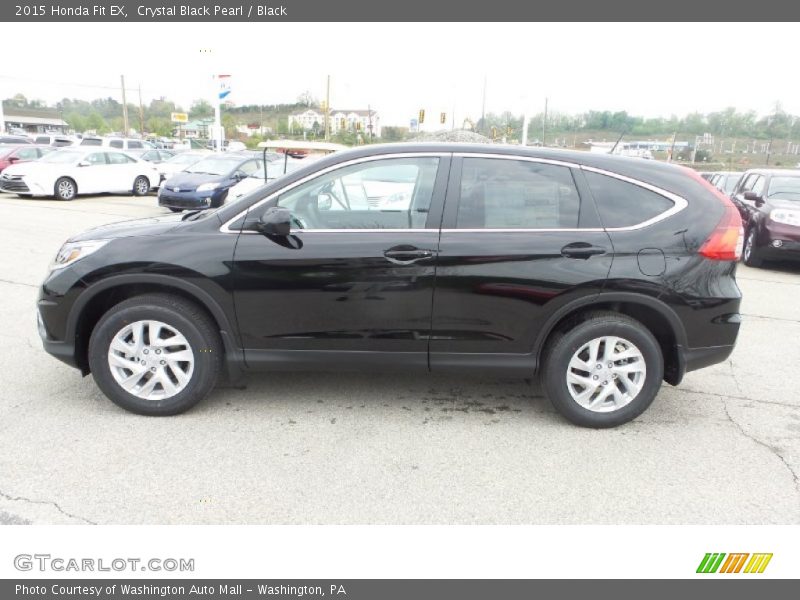 Crystal Black Pearl / Black 2015 Honda Fit EX