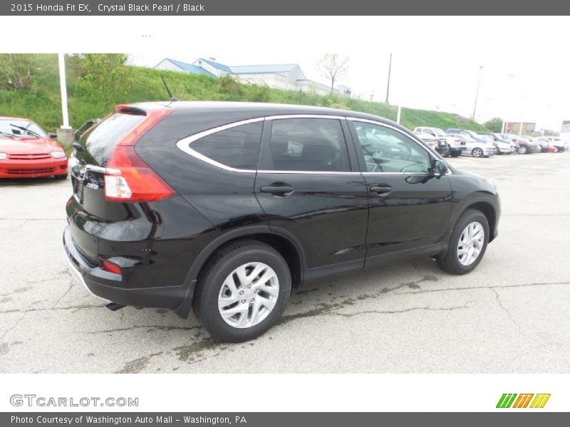 Crystal Black Pearl / Black 2015 Honda Fit EX