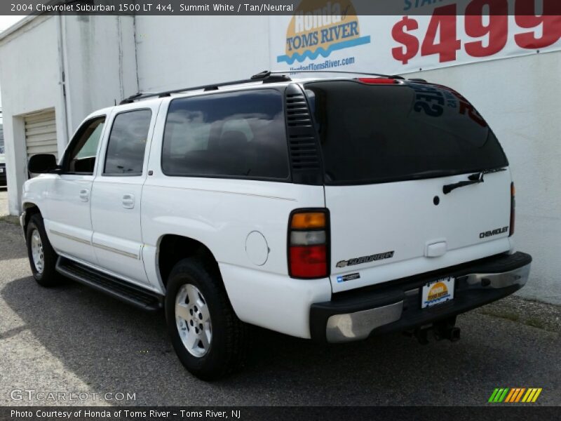 Summit White / Tan/Neutral 2004 Chevrolet Suburban 1500 LT 4x4
