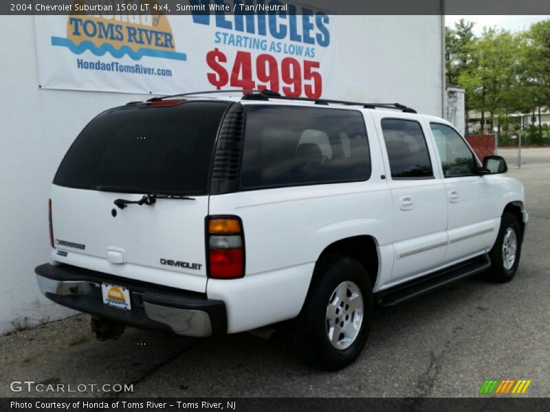 Summit White / Tan/Neutral 2004 Chevrolet Suburban 1500 LT 4x4