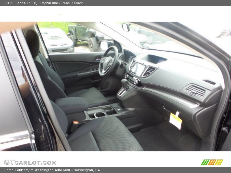 Crystal Black Pearl / Black 2015 Honda Fit EX
