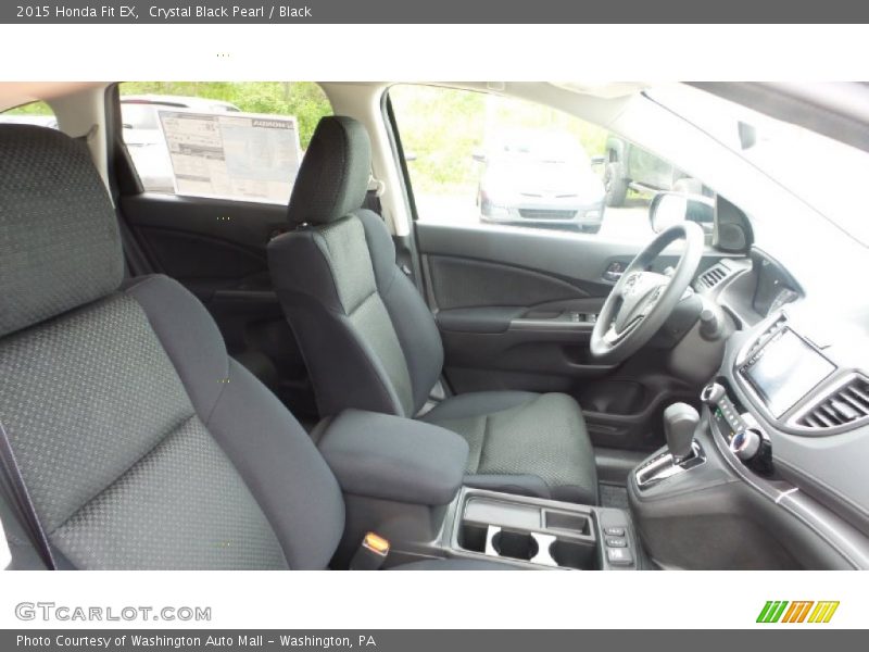 Crystal Black Pearl / Black 2015 Honda Fit EX