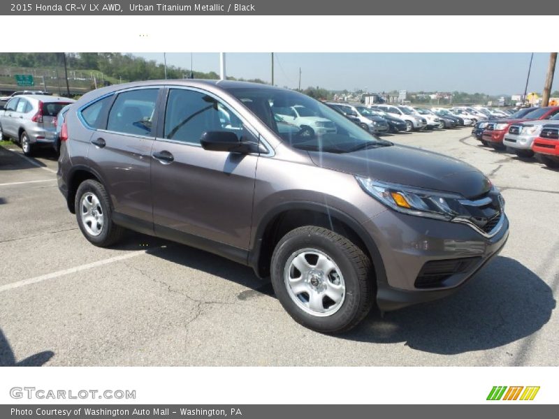 Urban Titanium Metallic / Black 2015 Honda CR-V LX AWD
