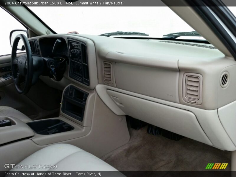 Summit White / Tan/Neutral 2004 Chevrolet Suburban 1500 LT 4x4