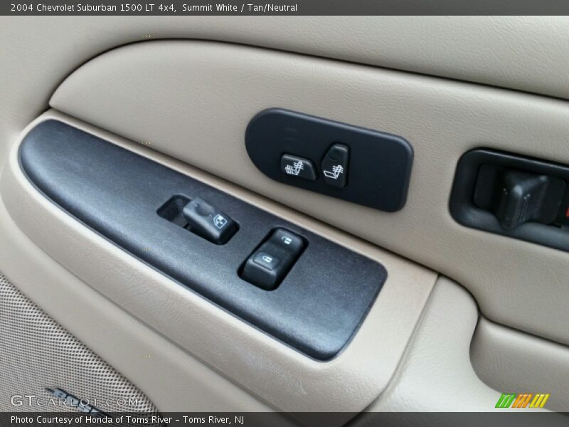 Summit White / Tan/Neutral 2004 Chevrolet Suburban 1500 LT 4x4