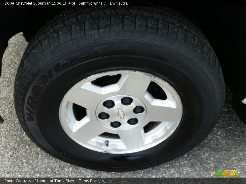 Summit White / Tan/Neutral 2004 Chevrolet Suburban 1500 LT 4x4