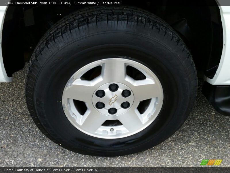 Summit White / Tan/Neutral 2004 Chevrolet Suburban 1500 LT 4x4