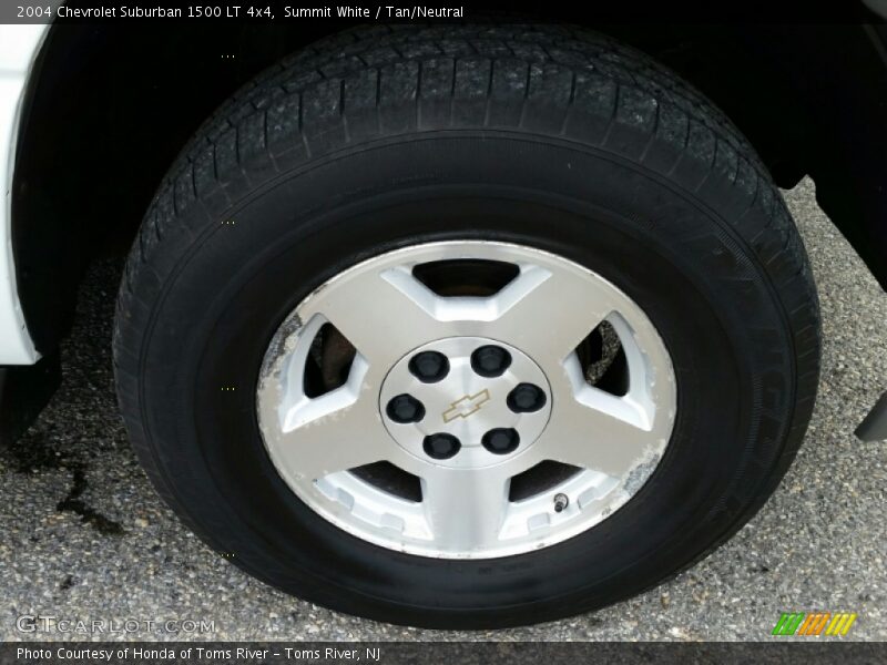 Summit White / Tan/Neutral 2004 Chevrolet Suburban 1500 LT 4x4