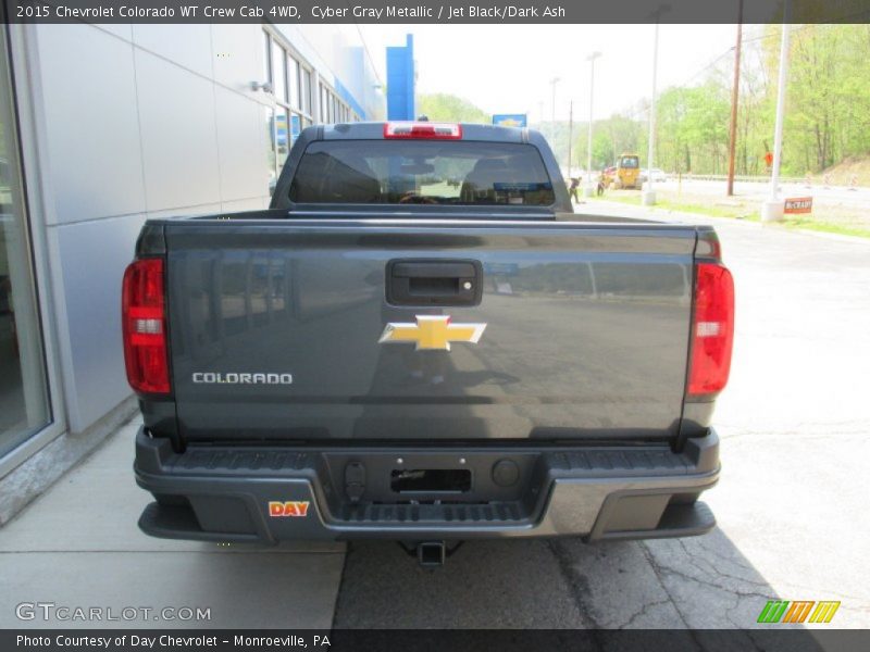 Cyber Gray Metallic / Jet Black/Dark Ash 2015 Chevrolet Colorado WT Crew Cab 4WD