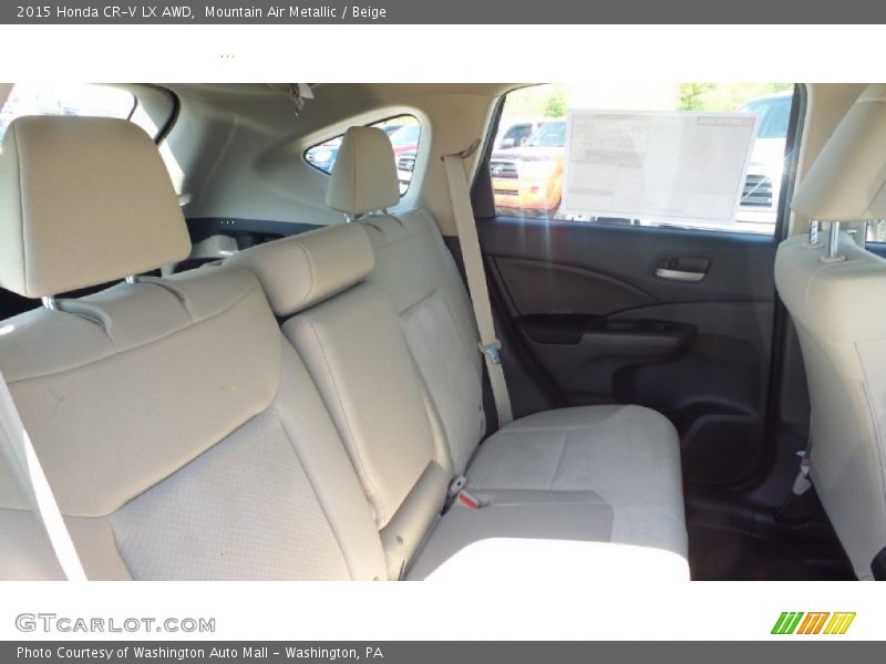 Mountain Air Metallic / Beige 2015 Honda CR-V LX AWD