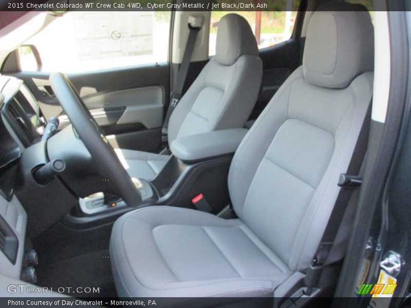 Cyber Gray Metallic / Jet Black/Dark Ash 2015 Chevrolet Colorado WT Crew Cab 4WD