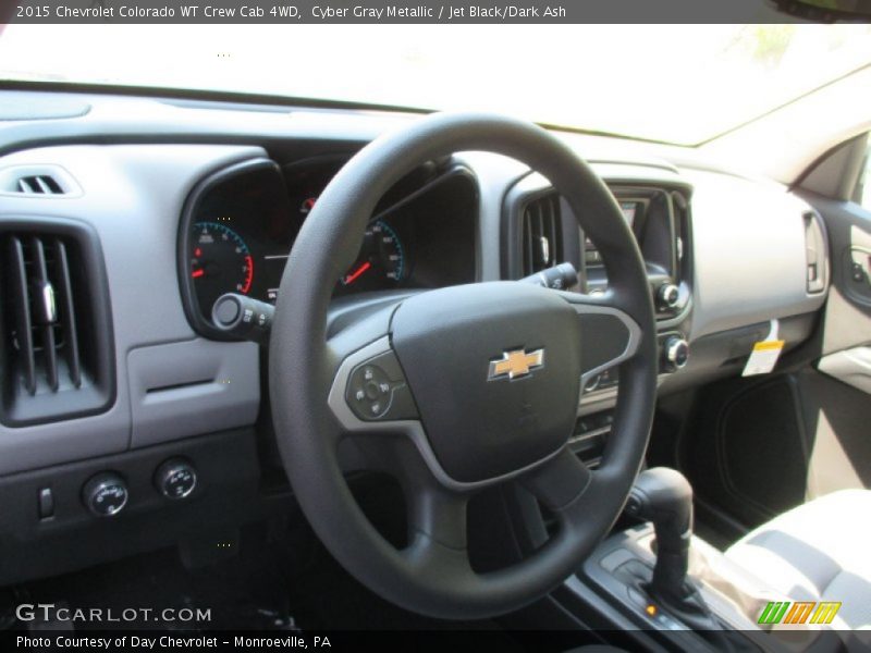 Cyber Gray Metallic / Jet Black/Dark Ash 2015 Chevrolet Colorado WT Crew Cab 4WD