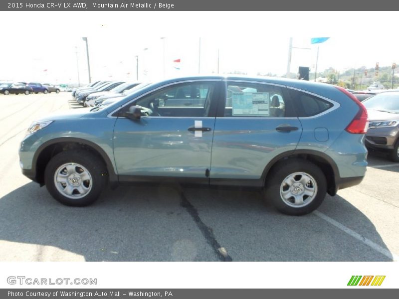 Mountain Air Metallic / Beige 2015 Honda CR-V LX AWD