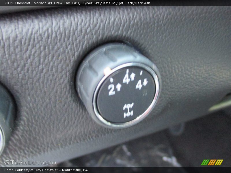 Cyber Gray Metallic / Jet Black/Dark Ash 2015 Chevrolet Colorado WT Crew Cab 4WD