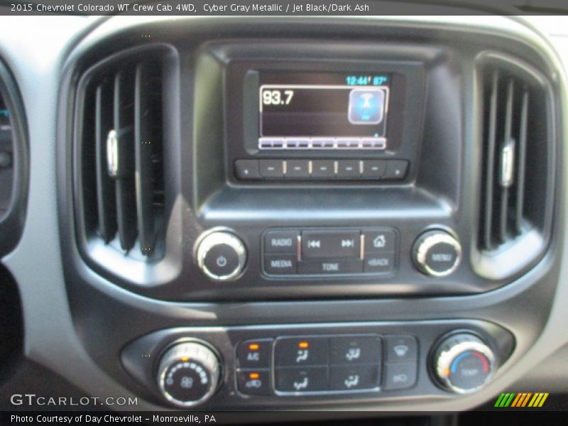 Cyber Gray Metallic / Jet Black/Dark Ash 2015 Chevrolet Colorado WT Crew Cab 4WD