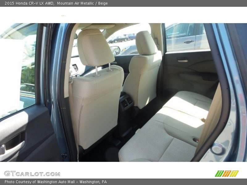 Mountain Air Metallic / Beige 2015 Honda CR-V LX AWD