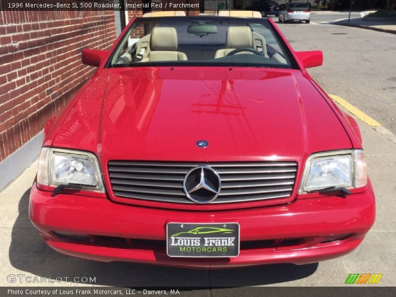 Imperial Red / Parchment 1996 Mercedes-Benz SL 500 Roadster