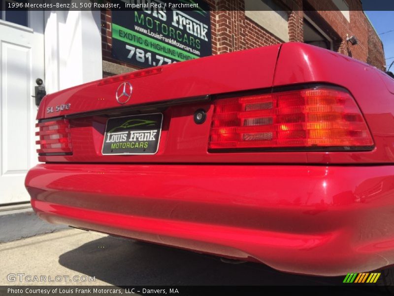 Imperial Red / Parchment 1996 Mercedes-Benz SL 500 Roadster