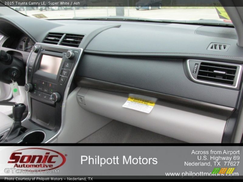 Super White / Ash 2015 Toyota Camry LE