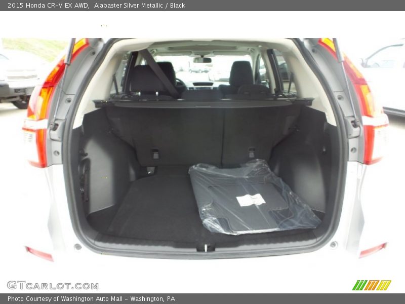 Alabaster Silver Metallic / Black 2015 Honda CR-V EX AWD