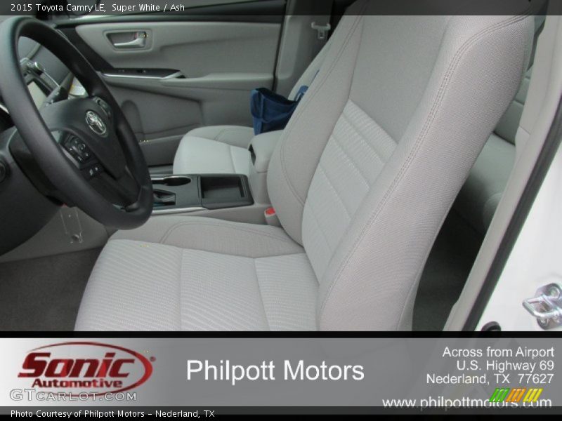 Super White / Ash 2015 Toyota Camry LE