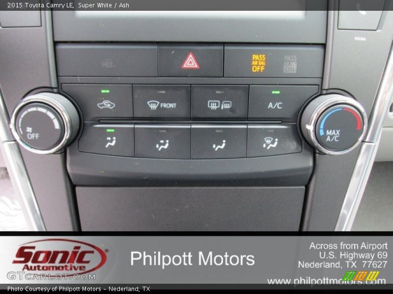 Super White / Ash 2015 Toyota Camry LE