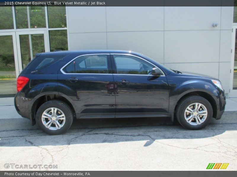 Blue Velvet Metallic / Jet Black 2015 Chevrolet Equinox LS