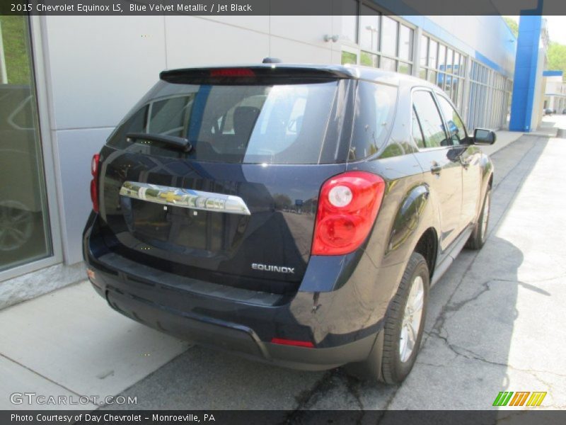 Blue Velvet Metallic / Jet Black 2015 Chevrolet Equinox LS
