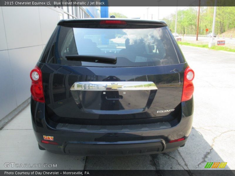 Blue Velvet Metallic / Jet Black 2015 Chevrolet Equinox LS