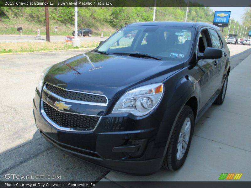 Blue Velvet Metallic / Jet Black 2015 Chevrolet Equinox LS