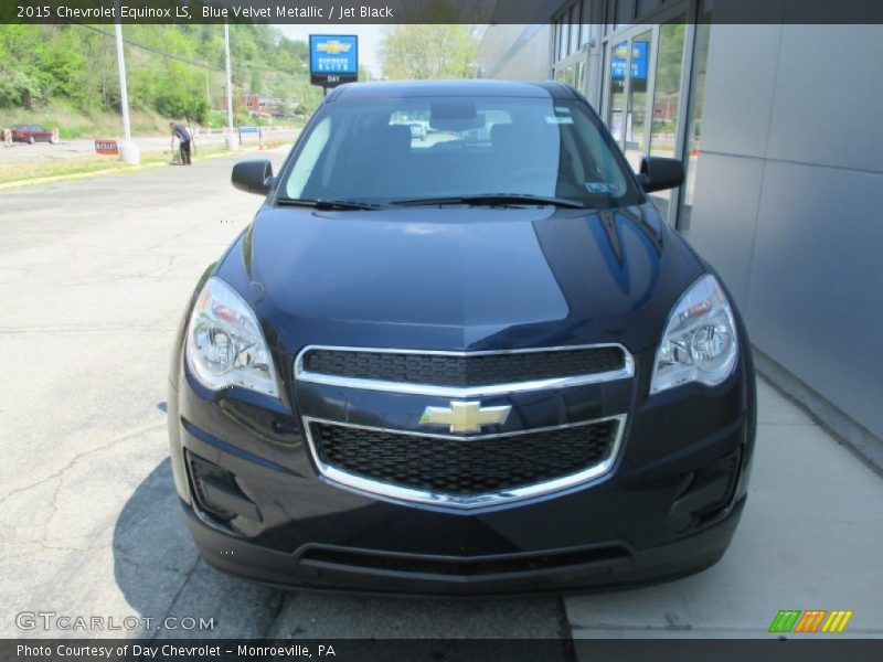 Blue Velvet Metallic / Jet Black 2015 Chevrolet Equinox LS