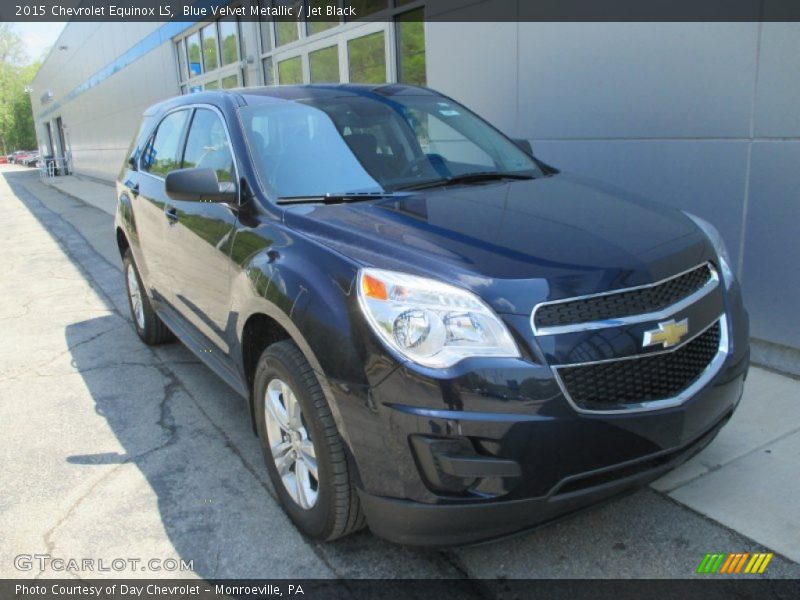 Blue Velvet Metallic / Jet Black 2015 Chevrolet Equinox LS