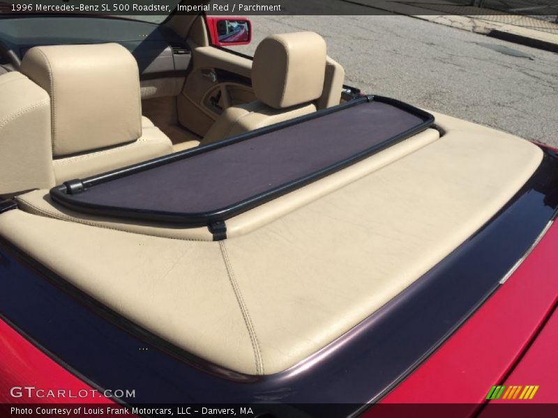 Imperial Red / Parchment 1996 Mercedes-Benz SL 500 Roadster