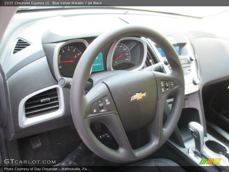 Blue Velvet Metallic / Jet Black 2015 Chevrolet Equinox LS