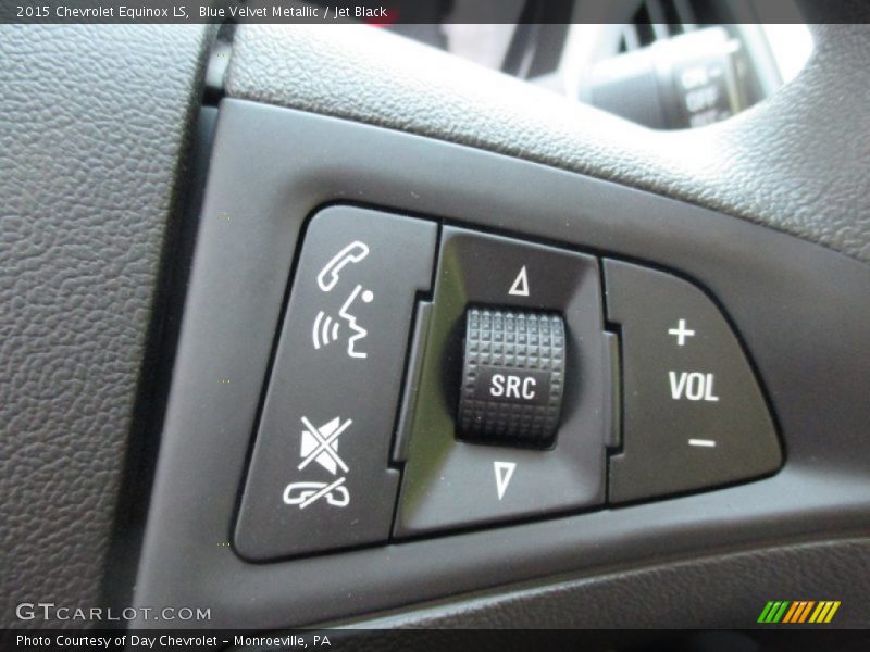 Blue Velvet Metallic / Jet Black 2015 Chevrolet Equinox LS