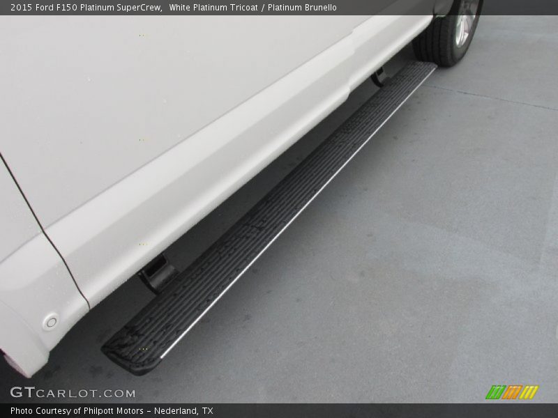 White Platinum Tricoat / Platinum Brunello 2015 Ford F150 Platinum SuperCrew
