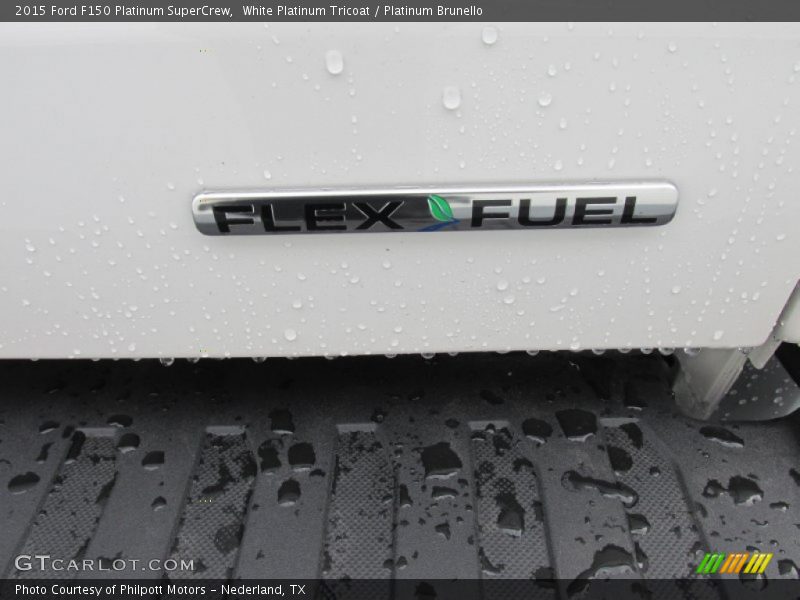 White Platinum Tricoat / Platinum Brunello 2015 Ford F150 Platinum SuperCrew