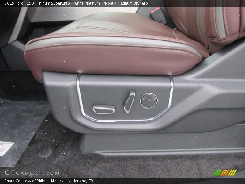 White Platinum Tricoat / Platinum Brunello 2015 Ford F150 Platinum SuperCrew