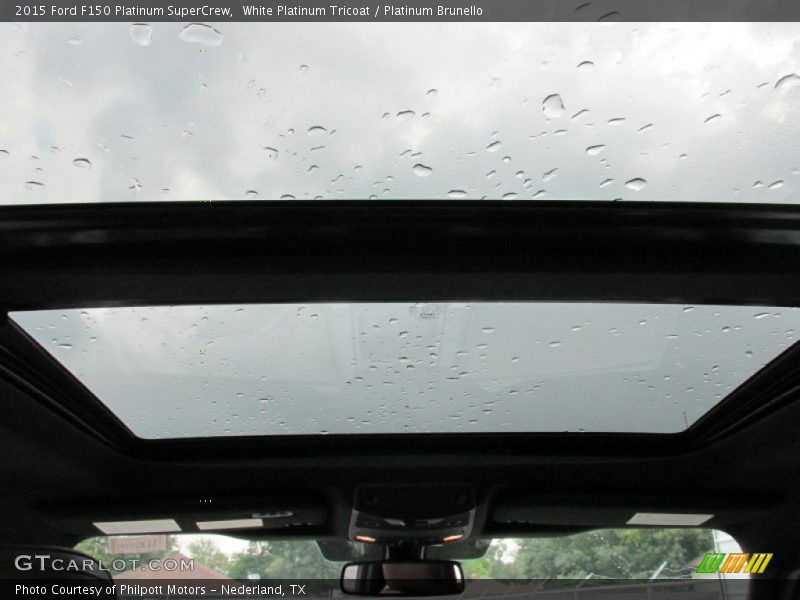 White Platinum Tricoat / Platinum Brunello 2015 Ford F150 Platinum SuperCrew