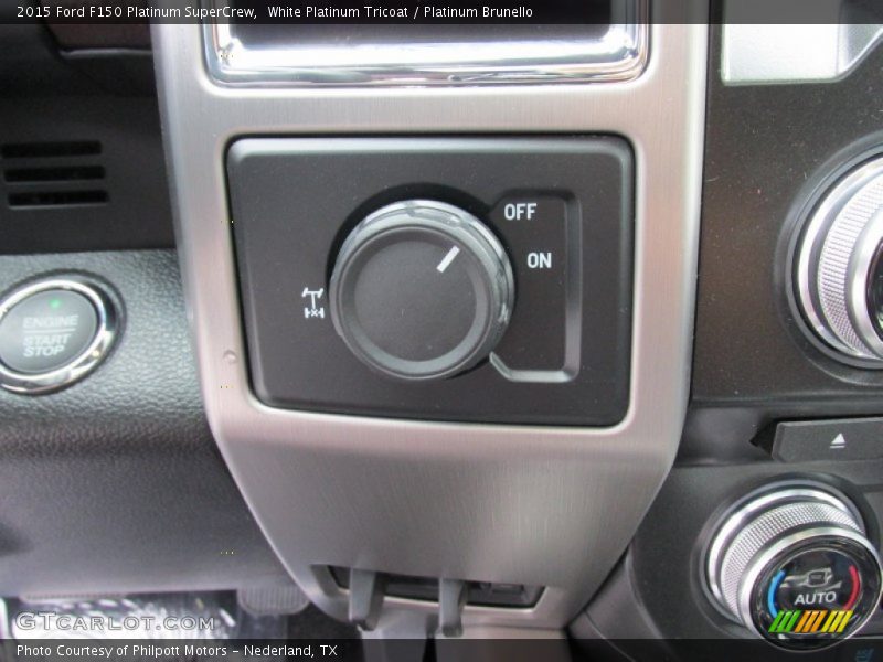 White Platinum Tricoat / Platinum Brunello 2015 Ford F150 Platinum SuperCrew