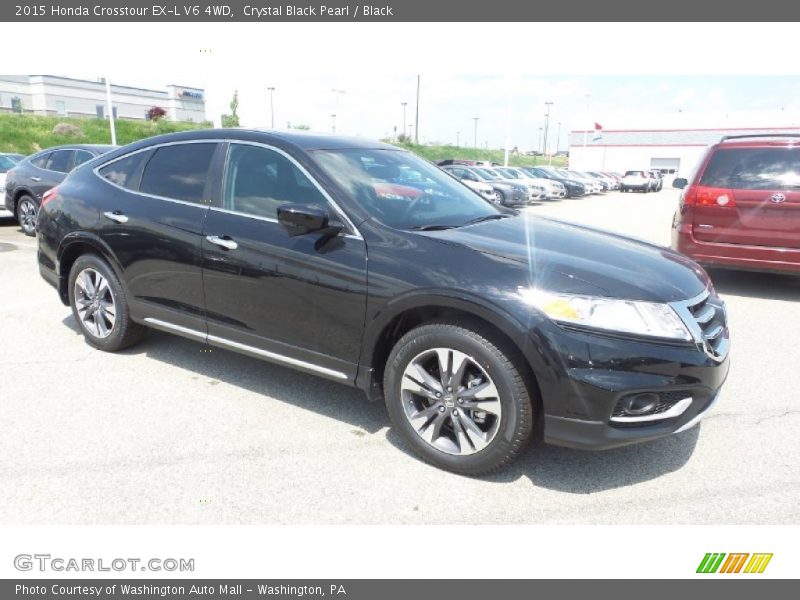 Crystal Black Pearl / Black 2015 Honda Crosstour EX-L V6 4WD