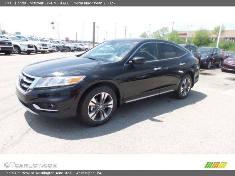 Crystal Black Pearl / Black 2015 Honda Crosstour EX-L V6 4WD