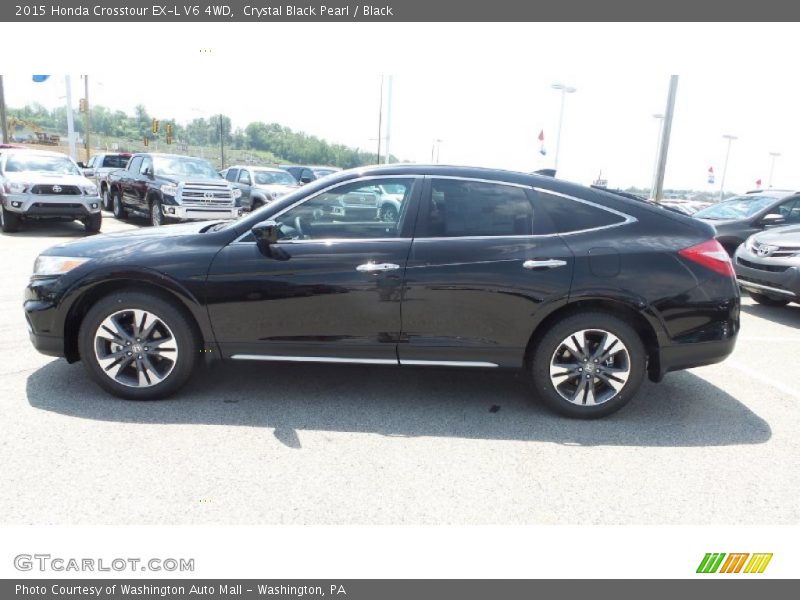 Crystal Black Pearl / Black 2015 Honda Crosstour EX-L V6 4WD