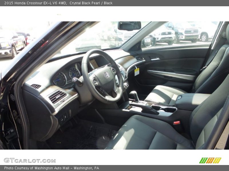 Crystal Black Pearl / Black 2015 Honda Crosstour EX-L V6 4WD