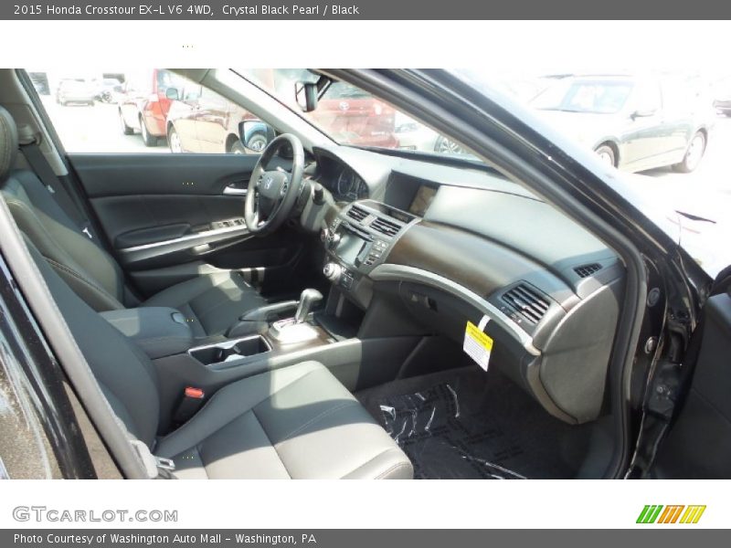 Crystal Black Pearl / Black 2015 Honda Crosstour EX-L V6 4WD