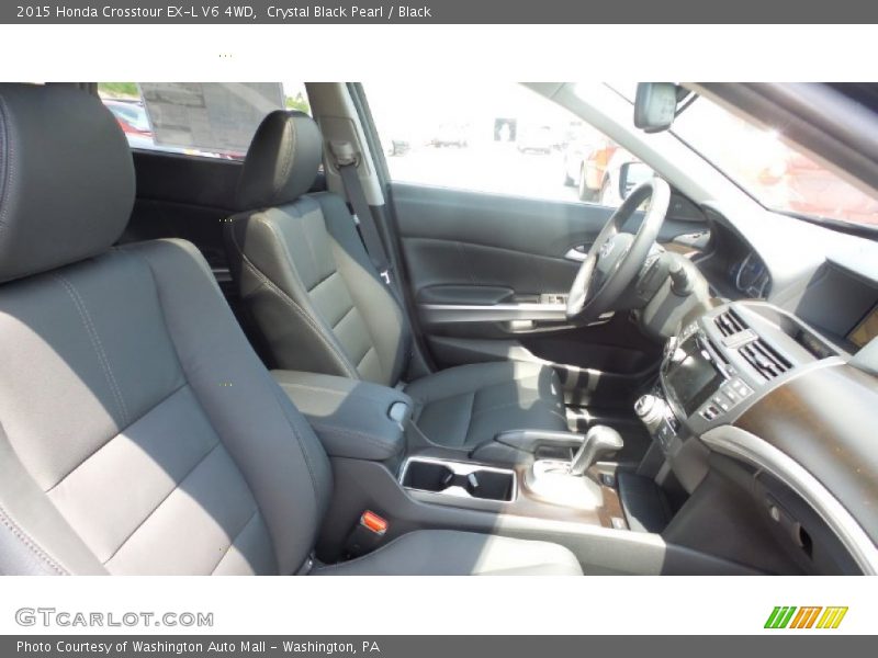 Crystal Black Pearl / Black 2015 Honda Crosstour EX-L V6 4WD