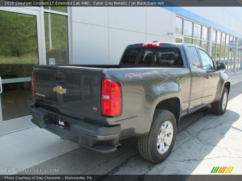 Cyber Gray Metallic / Jet Black/Dark Ash 2015 Chevrolet Colorado LT Extended Cab 4WD