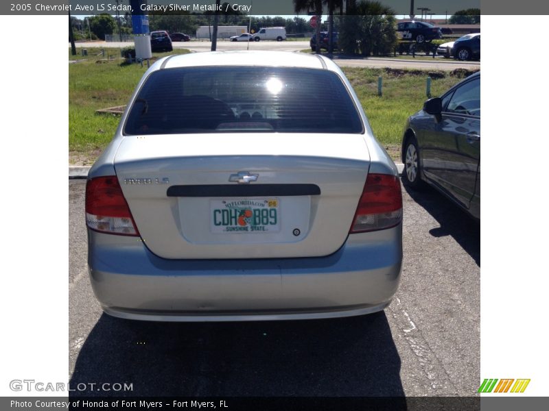 Galaxy Silver Metallic / Gray 2005 Chevrolet Aveo LS Sedan